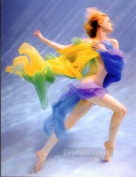 Color photograph Painting - nd0593GD photorealism photographic nude